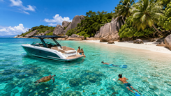Enjoy a Private or Premium Boat Excursion Around Praslin