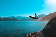 Cliff Jumping at Shivpuri